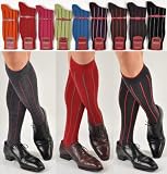 Marcoliani Men's ExtraFine Merino Fancy Circo (seer-ko) Mid-Calf Italian Luxury Socks