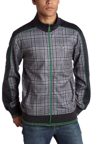 Marc Ecko Cut & Sew Men’s Buena Vida Track Jacket,Dark Navy,Large