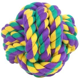 Multipet Nuts for Knots Ball Medium Dog Toy