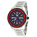 SeikoSNZG73Men'sSeiko5AutomaticStainlessSteelBlackDialWatch