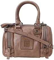 Hot Sale FRYE Brooke Small Soft Vintage Leather Satchel,Grey,One Size