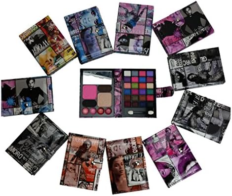 Ecvtop Professional Cosmetics Makeup Kit Eye shadow Blush Lip Gloss Eyebrow Makeup Palette Set with Mirror (88257-3C Portrait)