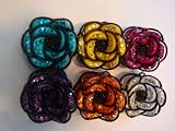 The Beauty Box “Camelia” Swarovski Crystal Hair Clip (Yellow)