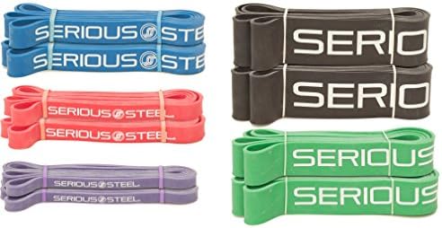 *Pair* Monster Band Pack - Pairs of #1, #2, #3, #4, #5 (5 - 150 lbs.) CrossFit / Pull-Up Strength Band Set