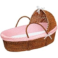 Badger Basket Co Hooded Moses Basket