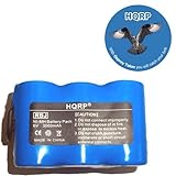 HQRP 3000mAh Extra High Capacity Battery for Euro-Pro Shark Cordless Sweeper Battery pack XB1916 Replacement plus HQRP Coaster