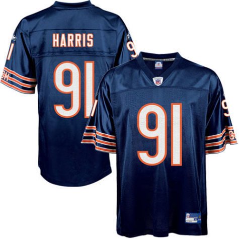 Youth Chicago Bears #91 Tommie Harris Team Replica Jersey