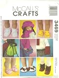 McCall's Patterns M3469 18-Inch Doll Accessories, One Size Only