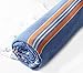 Paradise Series Turkish Bath Towels – Traditional Peshtemal Design for Bathrooms, Beach, Sauna – 100% Natural Cotton, Ultra-Soft, Fast-Drying, Absorbent – Warm, Rich Colors with Stripes Royal/Orange