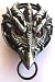 Cool Gothic Dragon Head Door Knocker Belt Buckle (Brand New)