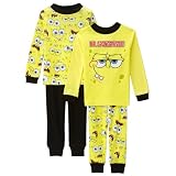 Boys' SpongeBob SquarePants 4-pc. Pajama Set - Yellow/ Black