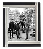 The Beatles 56 Black White Movie Photo Luxury Framed 25x20cm Photograph colour Choice Of Four Section Mirror And Black Glass Frame Or Real Capiz Shell Frame