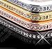 Luxury Diamond Crystal Rhinestone Bling Metal Frame Bumper Case Cover for Iphone 6 (4.7-inch) (Silver)