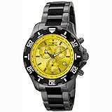Invicta Men's 6410 Python Collection Chronograph Gun Metal Stainless Steel Watch