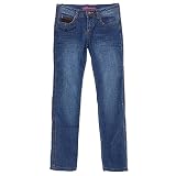 Dollhouse Girls Stonewashed Denim Studded Pocket Jeans 10-16