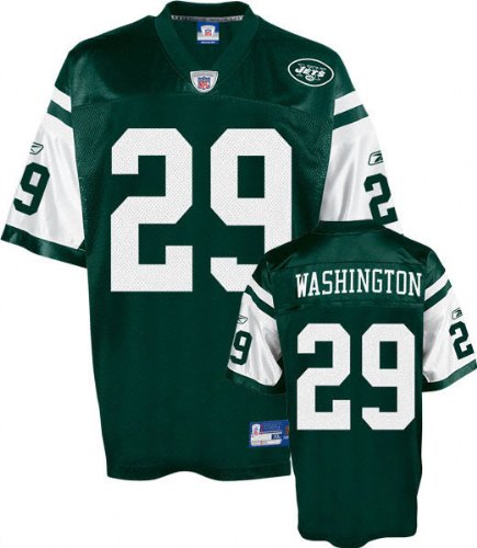 Leon Washington Youth Jersey: Reebok Green Replica #29 New York Jets Jersey - Small (8)