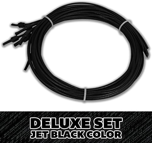Superior Bassworks DELUXE Upright Double Bass Strings Jet Black Color FULL SET
