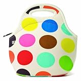 Built Gourmet Getaway Lunch Tote, French Bull Multi Dot Pattern