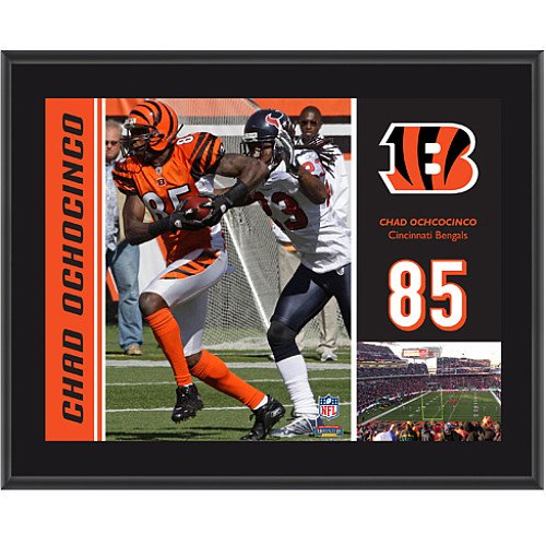 Mounted Memories Cincinnati Bengals Chad Ochocinco 10.5 x 13 Sublimated Plaque