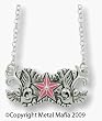 TATTOO INSPIRED PINK NAUTICAL STAR & SILVER SPARROWS NECKLACE TATTOO INSPIRED PINK NAUTICAL STAR & SILVER SPARROWS NECKLACE