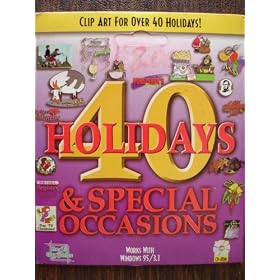 40 Holidays & Special Occasions Clip Art
