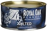 Royal Oak Gourmet Jumbo Virginia Salted Peanuts, 22-Ounce Holiday Christmas Tins (Pack of 3)