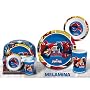 Set 3 Pieces Melamine Spiderman Marvel Assiette Ve&hellip 