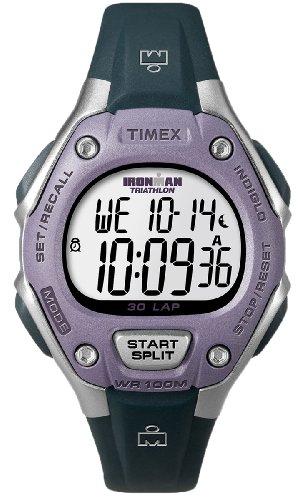 Timex Women's Ironman 30-Lap Digital Quartz Mid-Size Watch - White