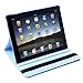 HDE Rotating iPad Case Magnetic Folding Leather Cover Folio Flip Stand for Apple iPad 2 iPad 3 iPad 4 (Blue Cartoon)