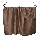Organic Bamboo Velour Baby Blanket & Burp Cloth Gift Set in Chocolate