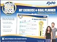 Expo Biggest Loser Exercise Schedule White Board (1770994)
