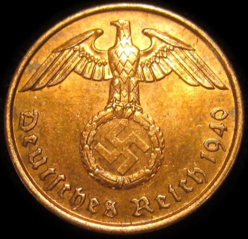 Germany, German Third Reich 1940A Two Reichspfennig Coin from World War II