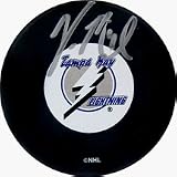 Vincent Lecavalier Autographed Game Model Puck