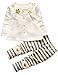 ASHERANGEL Toddler Girls Cardigan Top Striped Leggings Pant Clothing Set Outfits