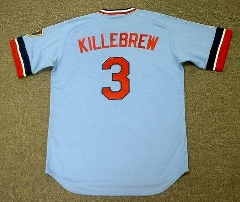HARMON KILLEBREW Minnesota Twins Majestic Cooperstown Throwback Baseball Jersey, XL