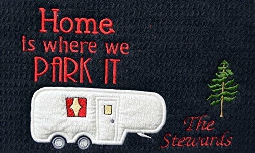 5th Wheel Custom Dish Drying Mat, Coffeepot Mat,Camper Decor, Glamping Camping, RV Decor, Camping Decor, Coffee, RV Accessories, Coffee Mat, RV Gift Choice of mat and RV Colors. (Option to add name)