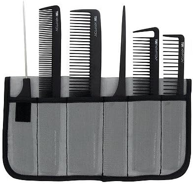 Tifi Krypton Space Age Carbon Fiber Professional Styling Combs 6 Piece Kit