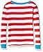 Sesame Street Boys' Toddler Boys' 4-Piece Cotton Pajama Set with Elmo, Red/White, 4T