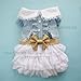Fairy Denim Dog Dress for Dog Clothes Charming Cozy Dog Shirt Pet Dress XL