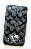 black C pattern iphone 3g back cover