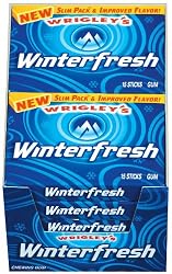 Wrigley's Extra Winterfresh Gum, 15-Stick Slim Packs (Pack of 20)