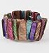 Kirra Shell Metallic Scratch Bracelet