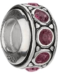 Authentic Chamilia Charm "Wheel" (February Birthstone) Swarovski I-50