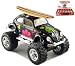 Set of 12 Cars: 5 1967 VW Beetle Flowers with Surfboard 4x4 Monster