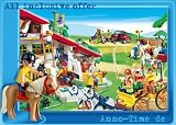 Eigenschaften Playmobil Geobra Brandstätter Reiterhof Komplettset / Playmobil Reiterhof Komplettset 9-teilig