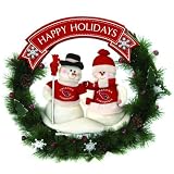 Arizona Cardinals 20" Team Snowman Wreath