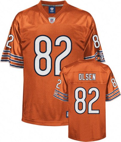 Men`s Chicago Bears #82 Greg Olsen Alternate Replica Jersey - 2XL