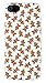 iPhone 5 / 5S Case, DandyCase Perfect Pattern *No Chip/No Peel* Flexible Slim Case Cover for Apple iPhone 5 / 5S [Christmas Gingerbread Man]