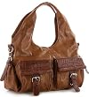 Large ''Arielle Hobo'' - Black, White, Red Wine or Toffee Brown