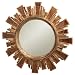 Midwest CBK Antique Gold Sunburst Mirror